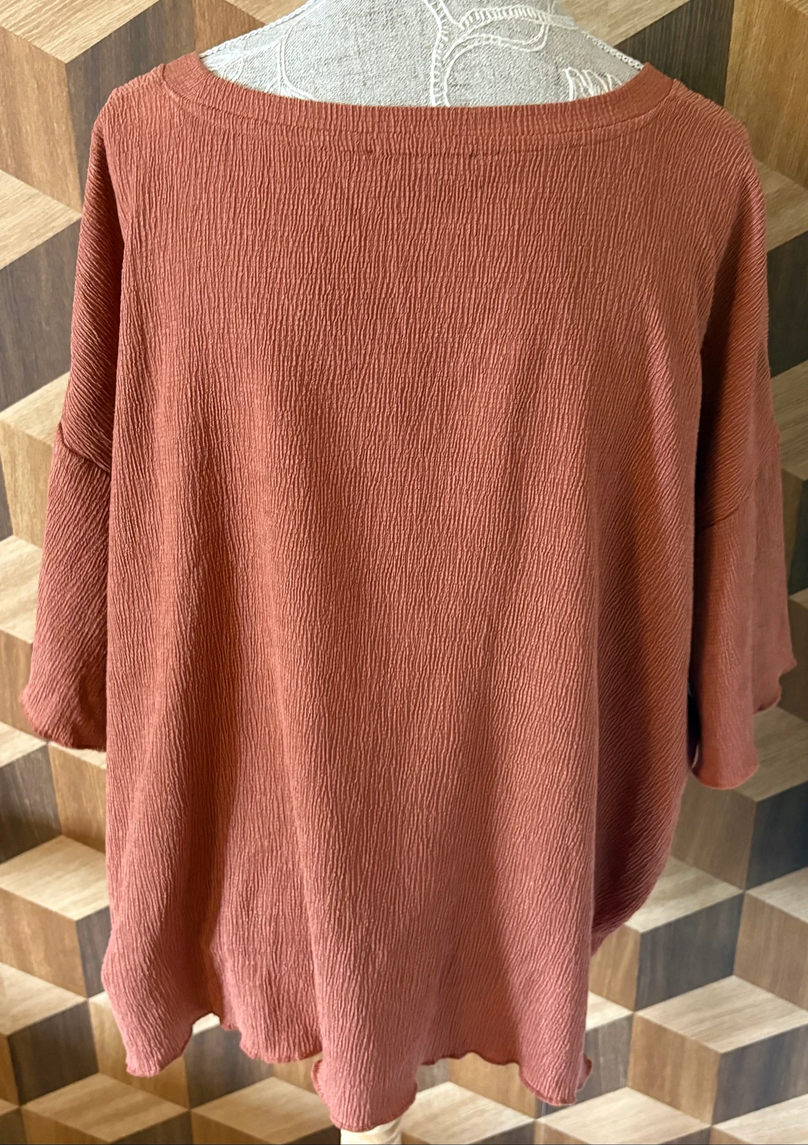 Roestkleurig T-shirt – photo 3